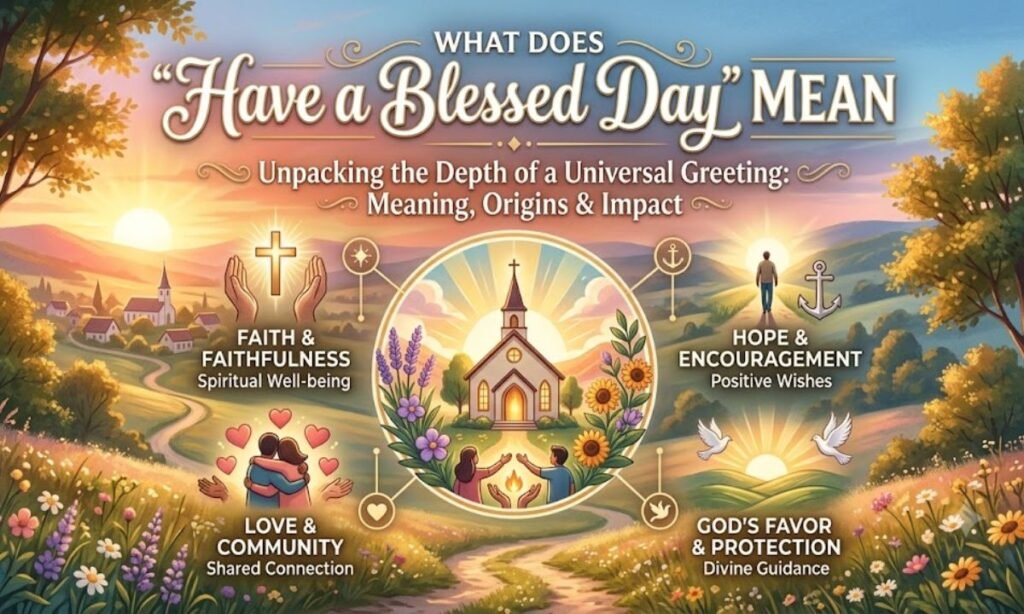 Blessed day meaning
