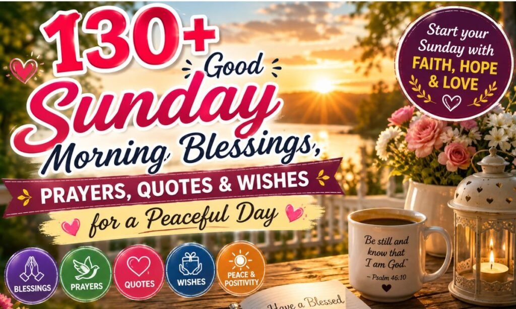 SUNDAY BLESSINGS