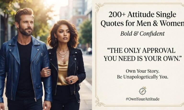 ATTITUDE SINGLE QUOTES