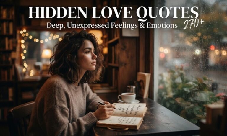 HIDDEN LOVE QUOTES