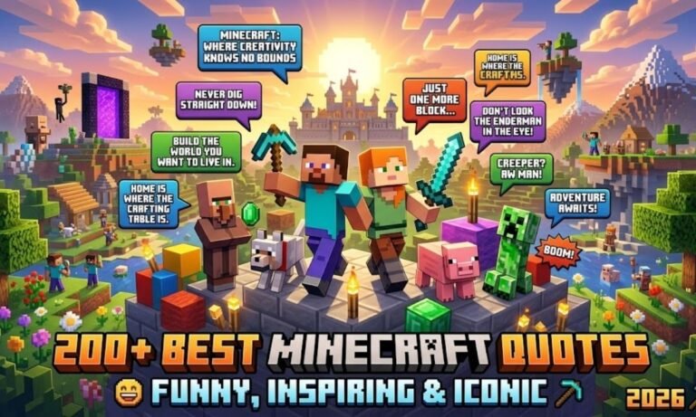 MINECRAFT QUOTES