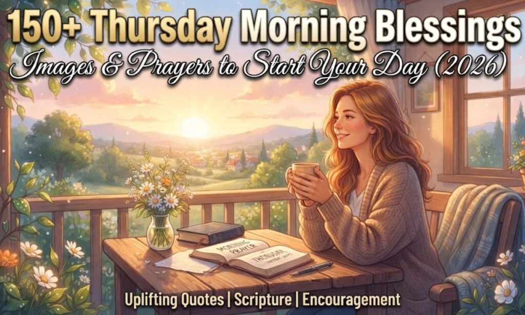 THURSDAY morning BLESSINGS