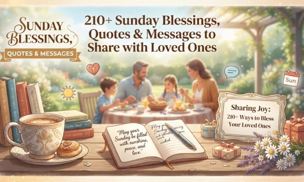 sunday blessings quotes