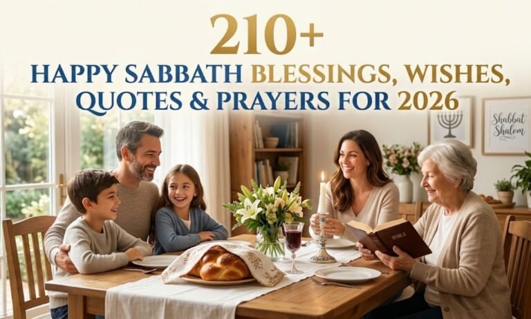 HAPPY SABBATH BLESSING