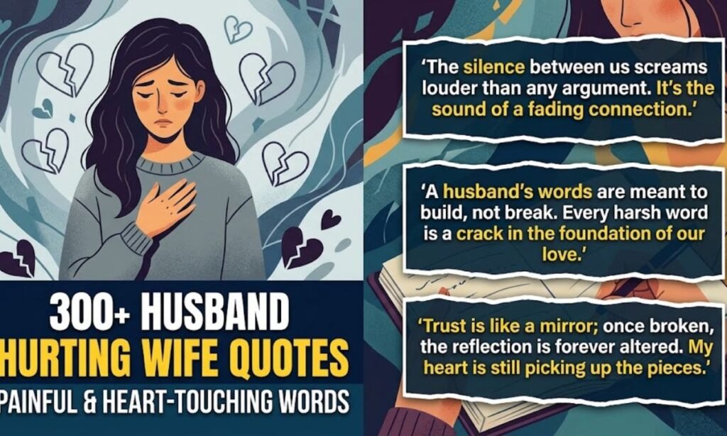 HURTING WIFE QUOTES