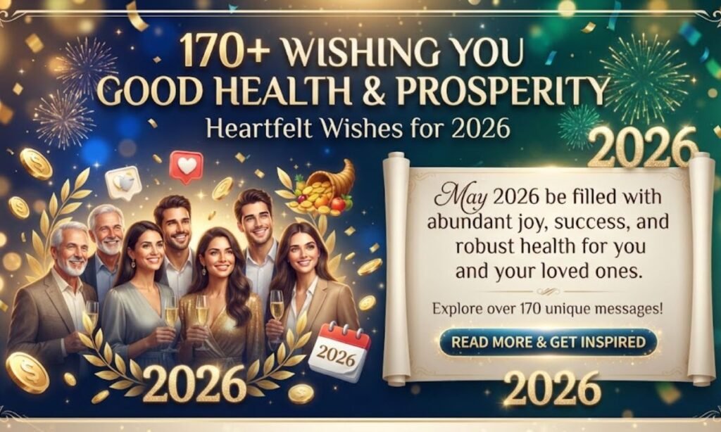 WISHING YOU GOOD HEALTH