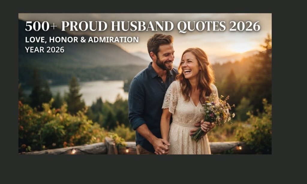 proud Husband quotes